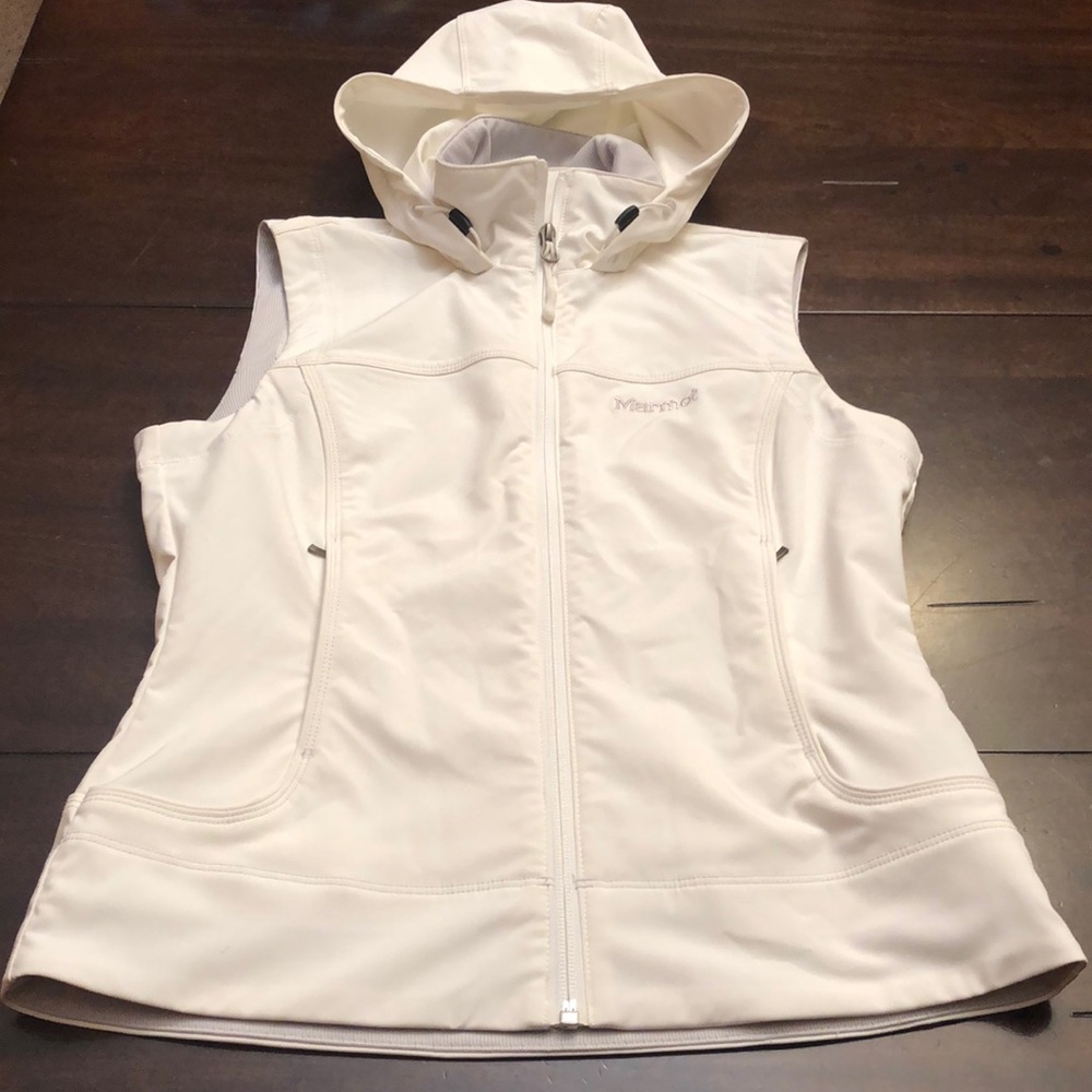 Marmot hooded vest.